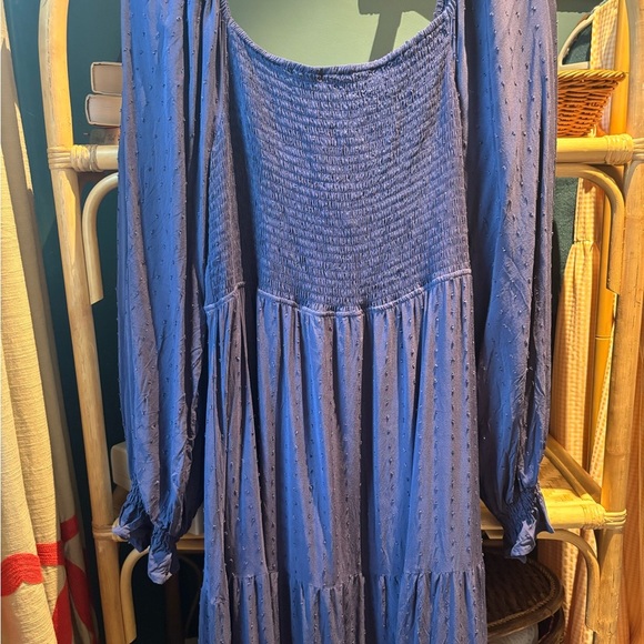 Penelope Rose Textured Maxi Dress with Long Sleeves- FP look a like - Picture 2 of 6